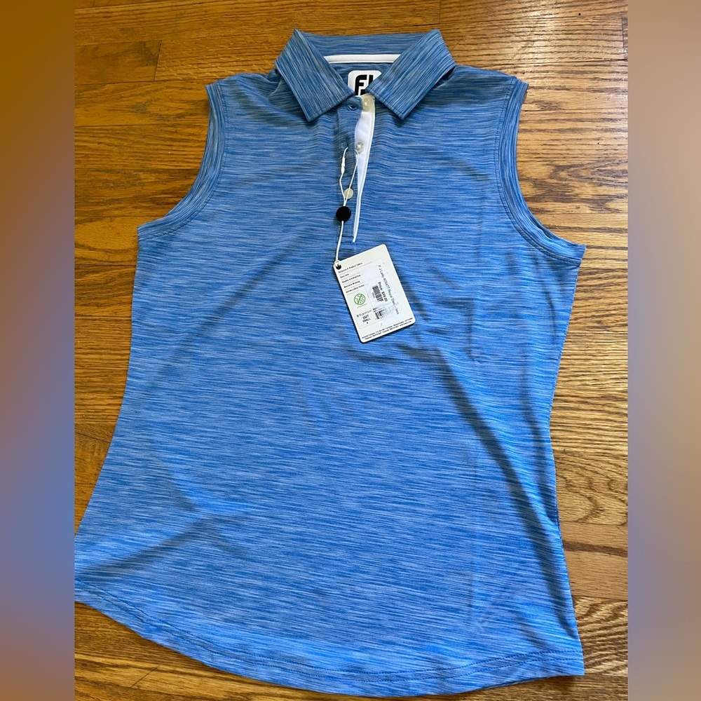 NWT Footjoy Sleeveless Polo Small